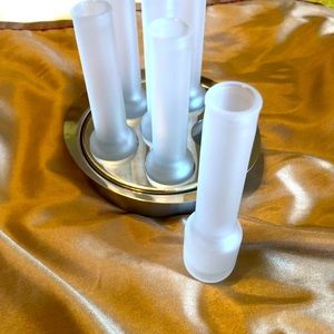 vintage italian limoncello glasses. never used.